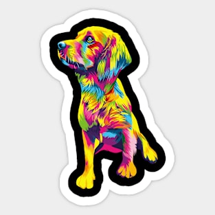 Dog pop art Sticker